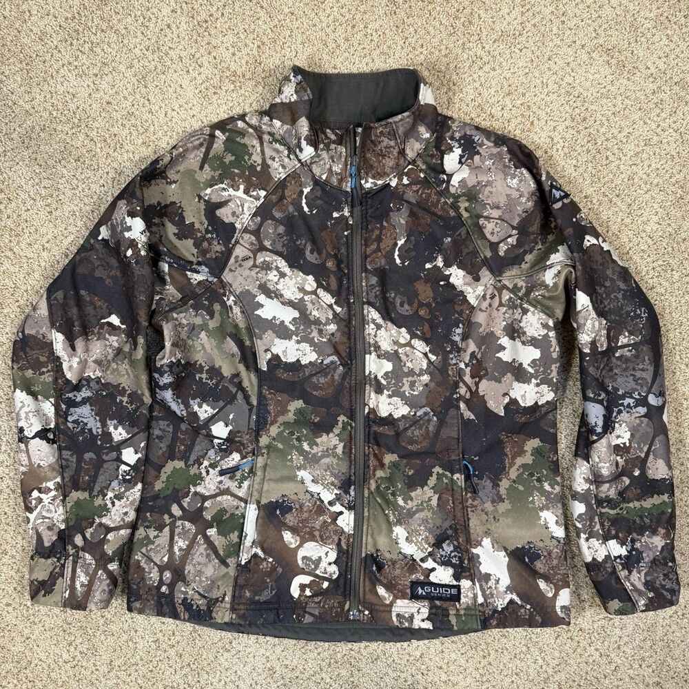 Guide Series Women's size Large Softshell Mid-weight Jacket Veil Camo Hunting